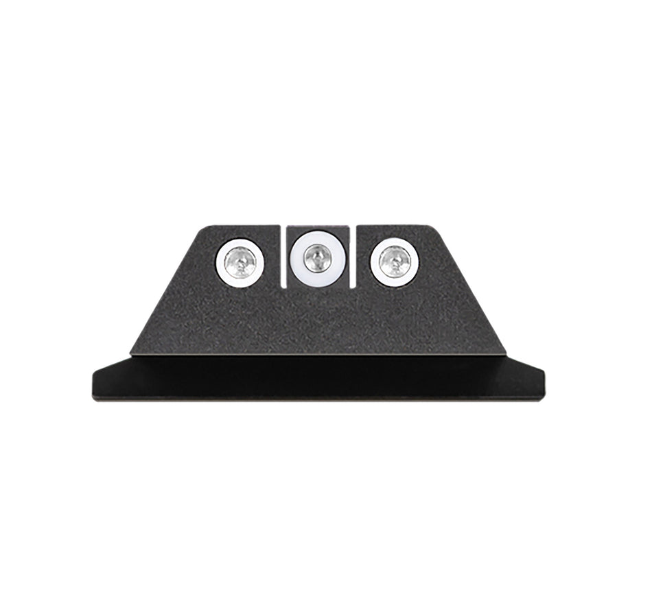 Night Fision SAW201003WGW Green Tritium White Outline Front & Rear Night Sights S&W M&P M2.0