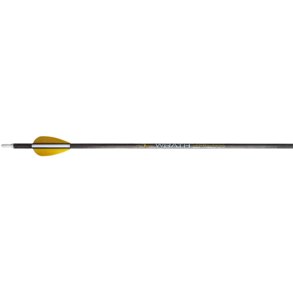 Trophy Ridge Wrath 340 Spine 30 Inch Carbon Arrows, 6-Pack