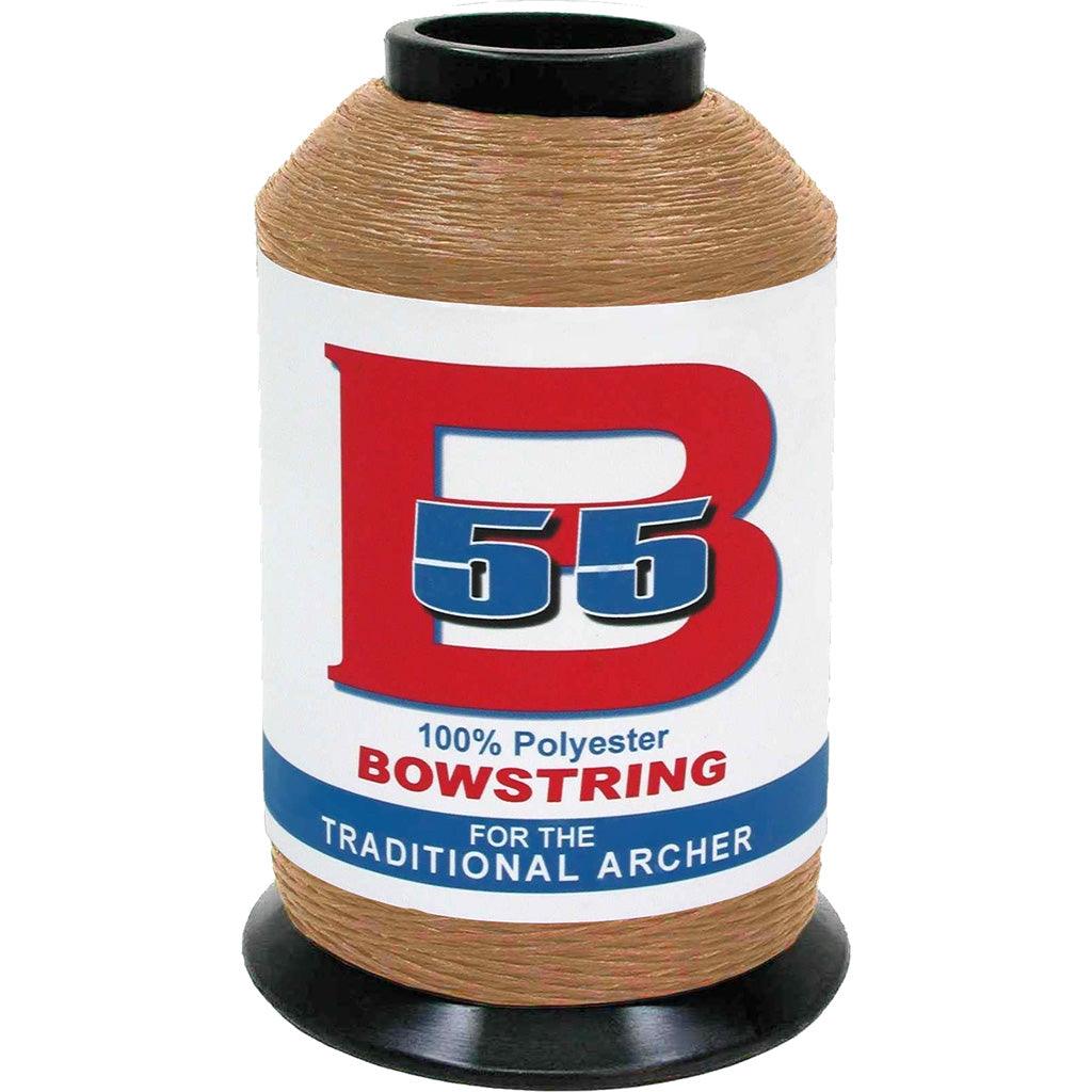 BCY B55 Bowstring Material 1/4 lb. Medium Brown Tan Low Stretch