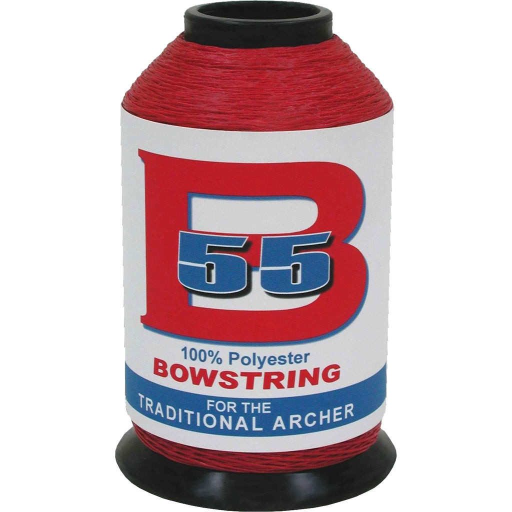 BCY B55 Bowstring Material 1/4 lb. Red Low Stretch Polyester