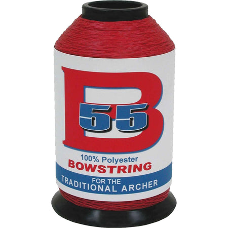 BCY B55 Bowstring Material 1/4 lb. Red Low Stretch Polyester