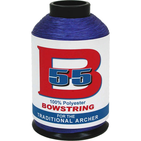 BCY B55 Bowstring Material 1/4 lb. Royal Blue Low Stretch