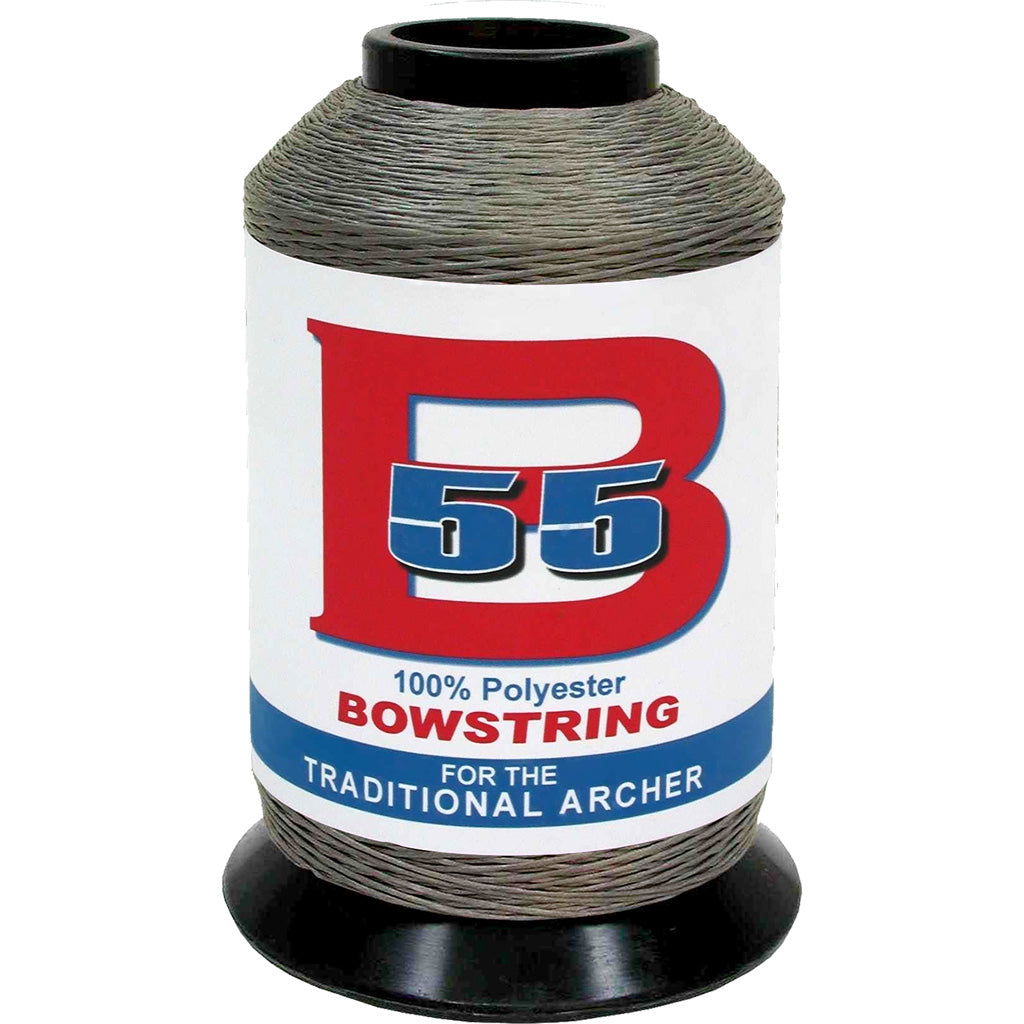 BCY B55 Bowstring Material 1/4 lb. Silver Low Stretch