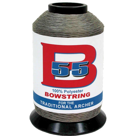 BCY B55 Bowstring Material 1/4 lb. Silver Low Stretch