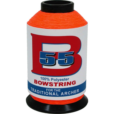 BCY B55 Bowstring Material 1/4 lb. Flo Orange Low Stretch