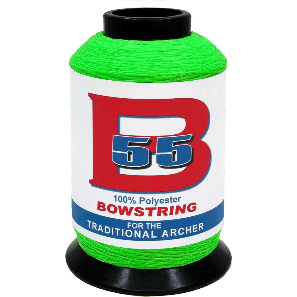 BCY B55 Bowstring Material 1/4 lb. Flo Green Low Stretch