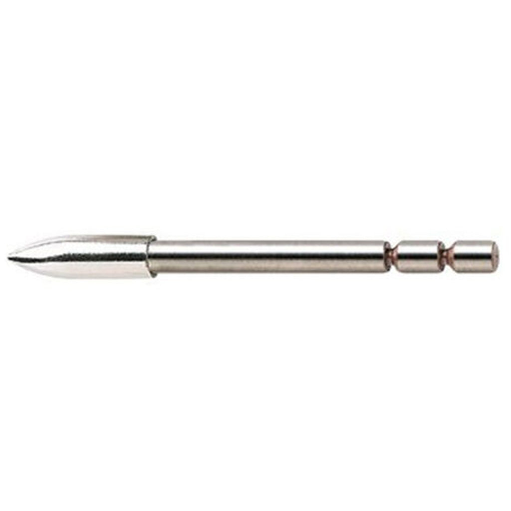 Easton 4mm Stainless Steel ML Arrow Points #4 100-120 gr. Pack of 12