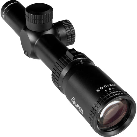Alpen Kodiak XP 1-4x24 Rifle Scope with Picatinny Rings
