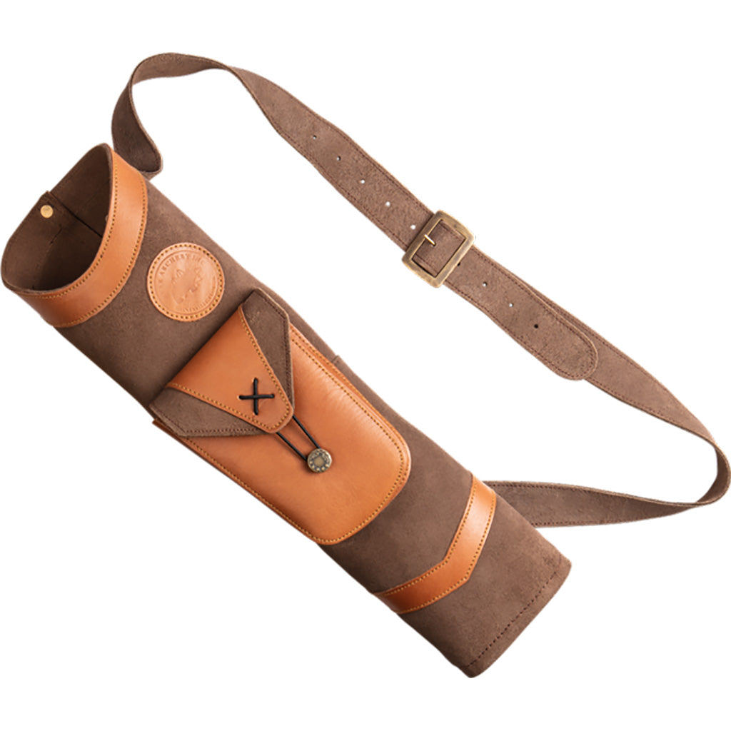 Fred Bear Leather Back Arrow Quiver Super Light Ambidextrous