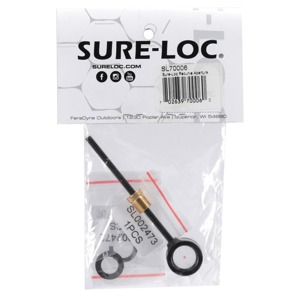 SureLoc Recurve Aperture Sight Holder with Beiter 8mm Tunnel