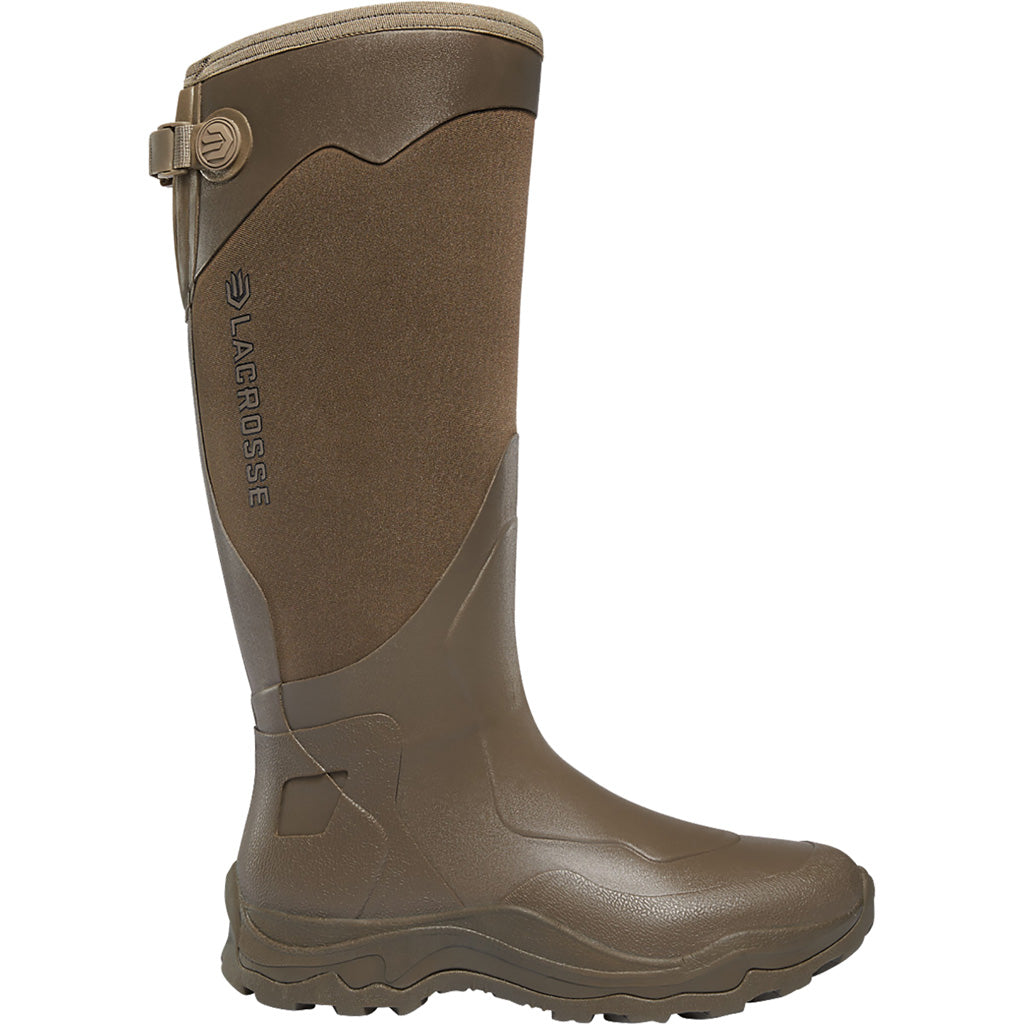 Lacrosse Alpha Agility Rubber Boots Brown Men's Size 10