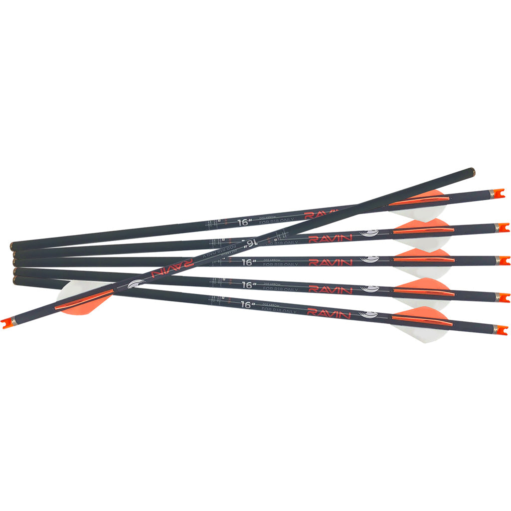 Ravin R18 Crossbow Carbon Arrows 16 in. 6 Pack .003