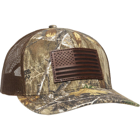 Outdoor Cap Realtree Edge American Flag Camo Baseball Cap