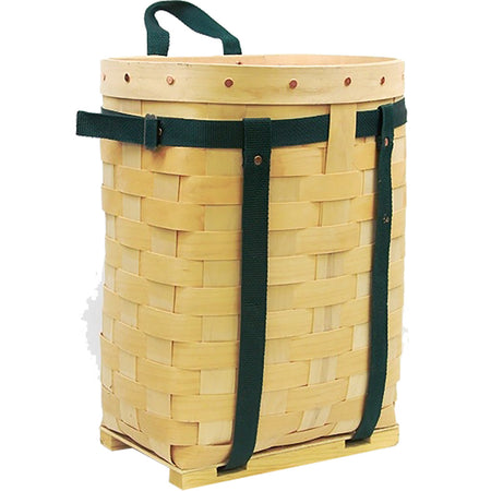 Minnesota Trapline 18-Inch Hardwood Pack Basket with Web Handle