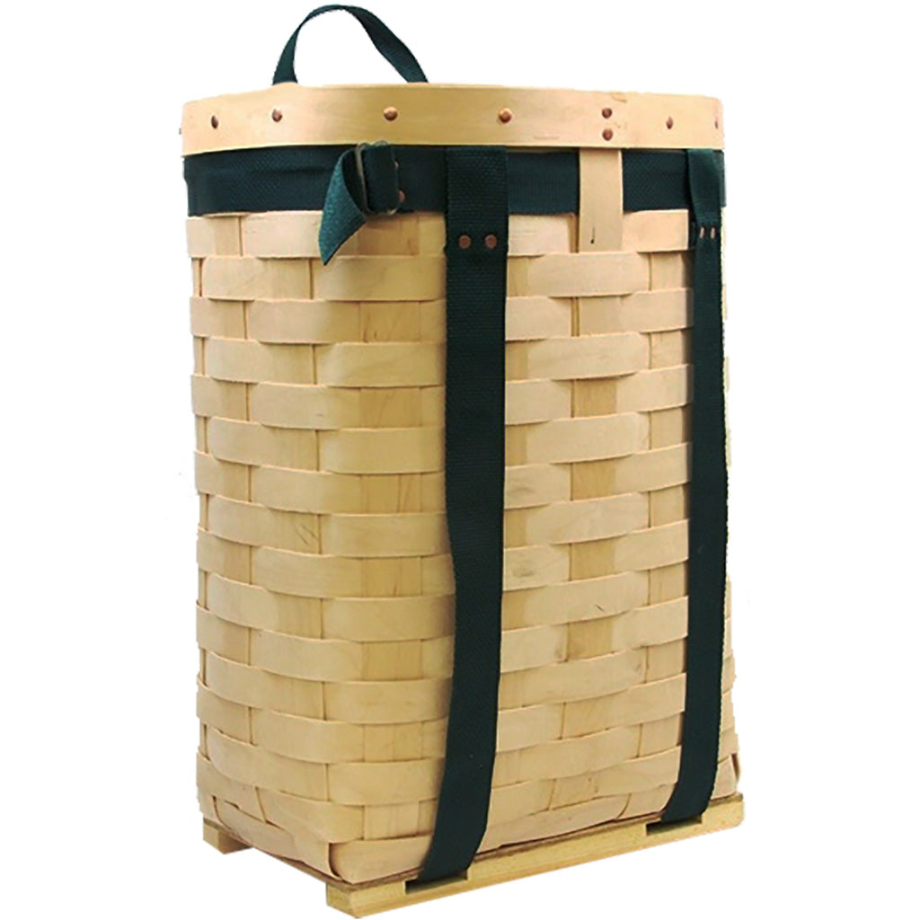 Minnesota Trapline 20-Inch Hardwood Pack Basket with Web Handle
