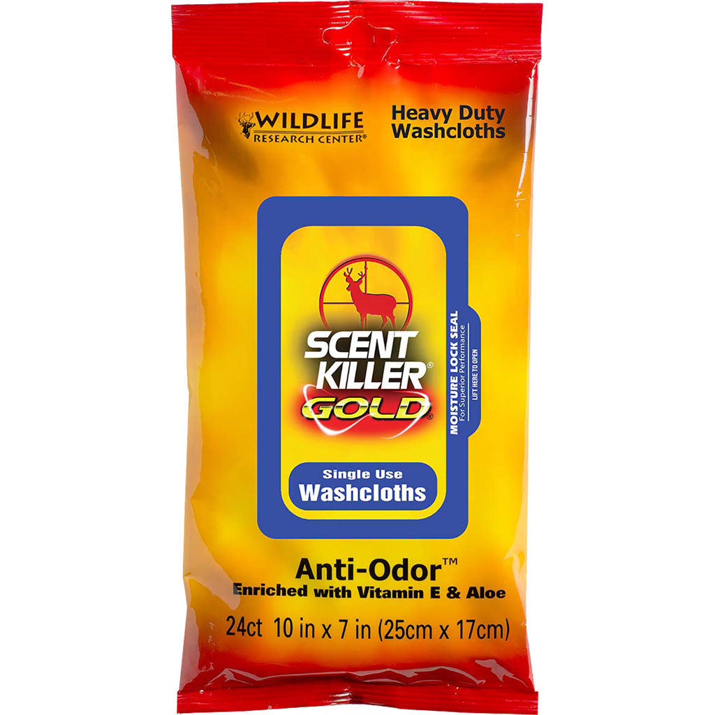 Wildlife Research Scent Killer Gold Washcloths 12 ct.