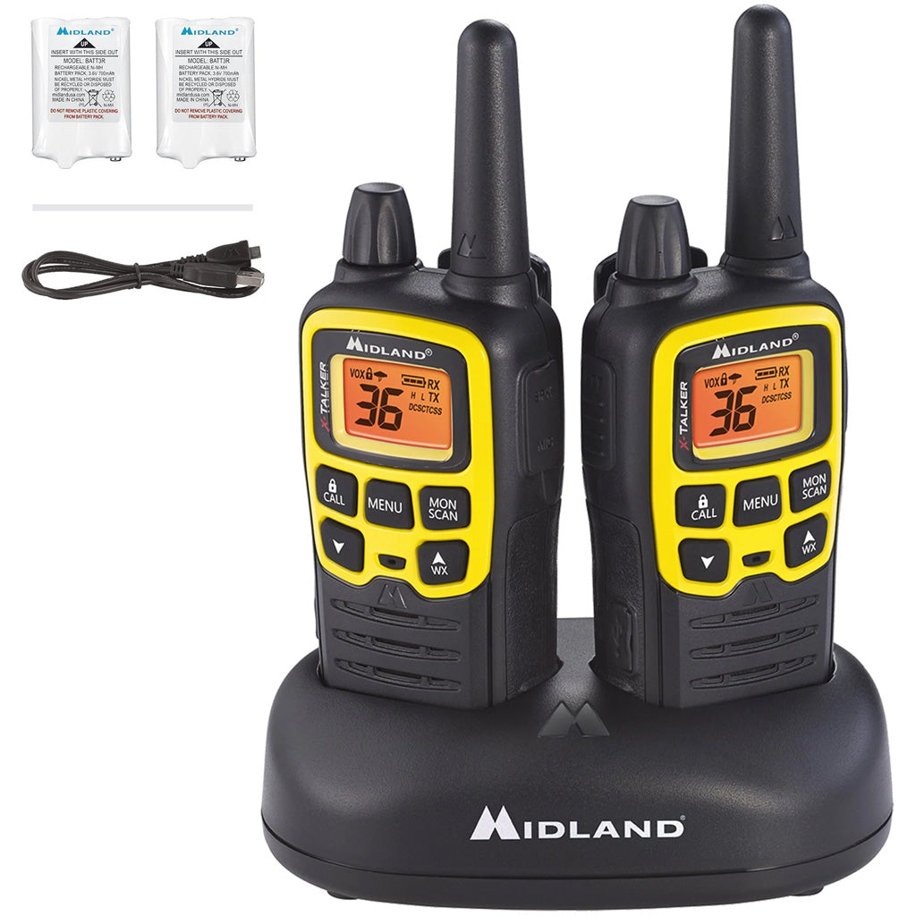 Midland T61VP3 Two-Way Radio Pair 32-Mile Range