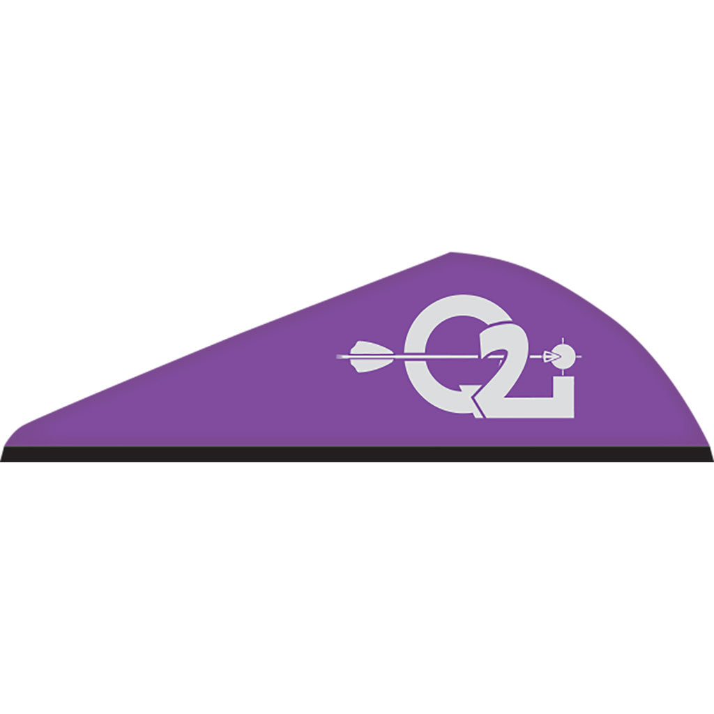 Q2i Rapt-X 2 Inch Violet Vanes for Arrows 100 pk.
