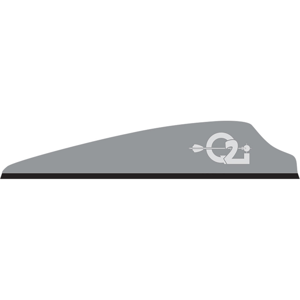 Q2i Fusion X-II 2.5 Inch Grey Low-Profile Vanes 100 pk.