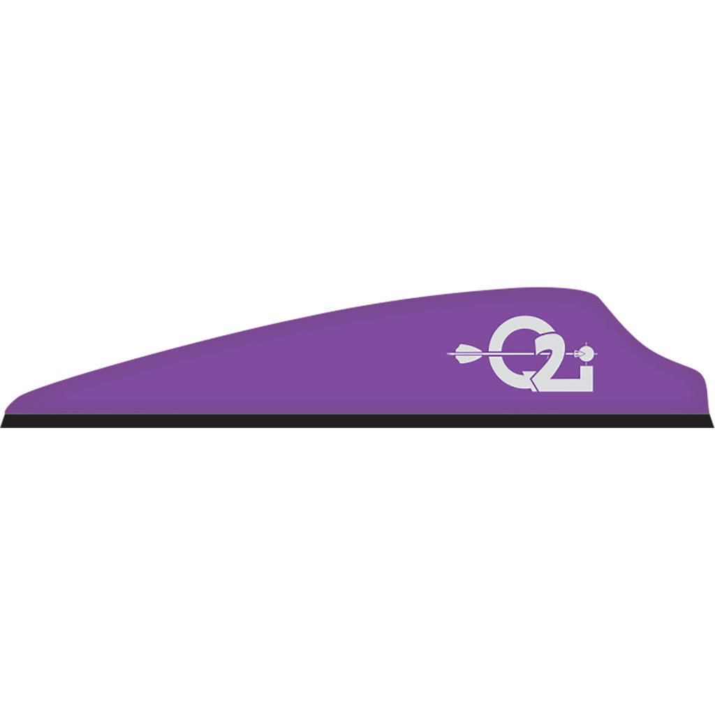 Q2i Fusion X-II 2.5 Inch Violet Low-Profile Vanes 100 pk.