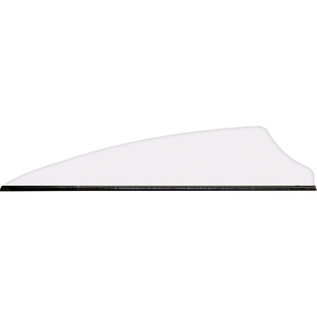Q2i Fusion X-II White Target Vanes 2.5 inch 100 Count