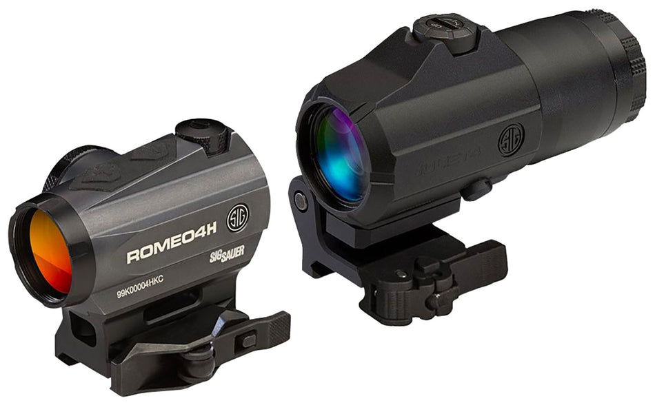 Sig Sauer Romeo4H Juliet4 1x 4x Combo Kit 2 MOA Red Ballistic Circle Dot Reticle