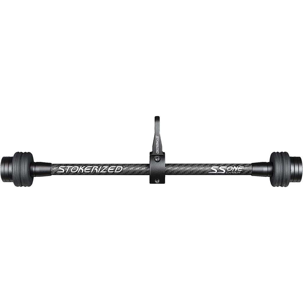 Stokerized M1 SS1 Carbon Hunter Archery Stabilizer 14.5" Black Stainless Weights