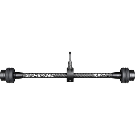 Stokerized M1 SS1 Carbon Hunter Archery Stabilizer 14.5" Black Stainless Weights
