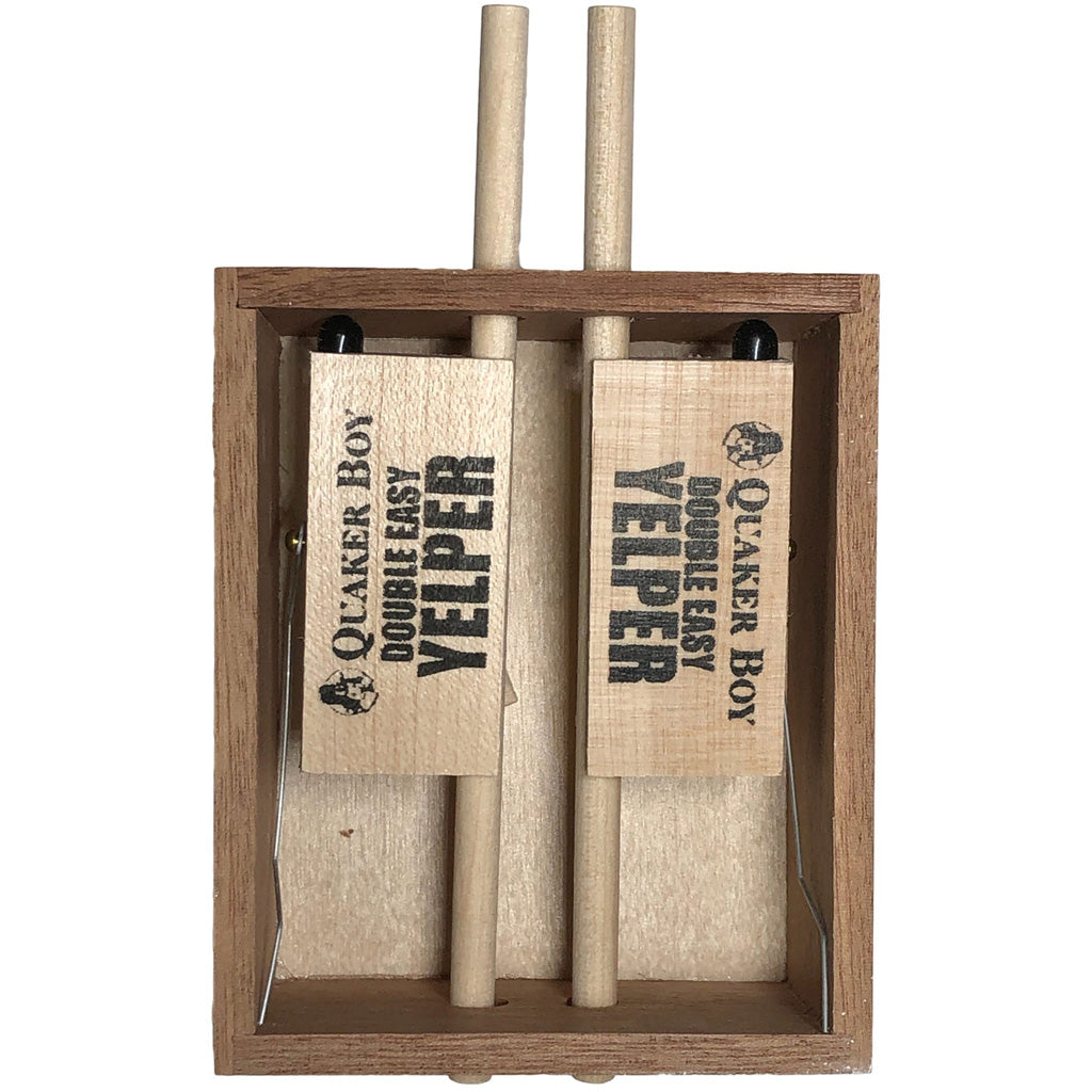 Quaker Boy Double Easy Yelper Turkey Call Mahogany Side Maple Striker