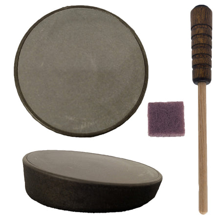 Quaker Boy Full Tilt Turkey Pot Call Deep and Shallow Sound Chamber with Cleaning Pad