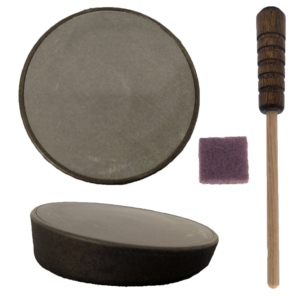Quaker Boy Full Tilt Turkey Pot Call Deep and Shallow Sound Chamber with Cleaning Pad