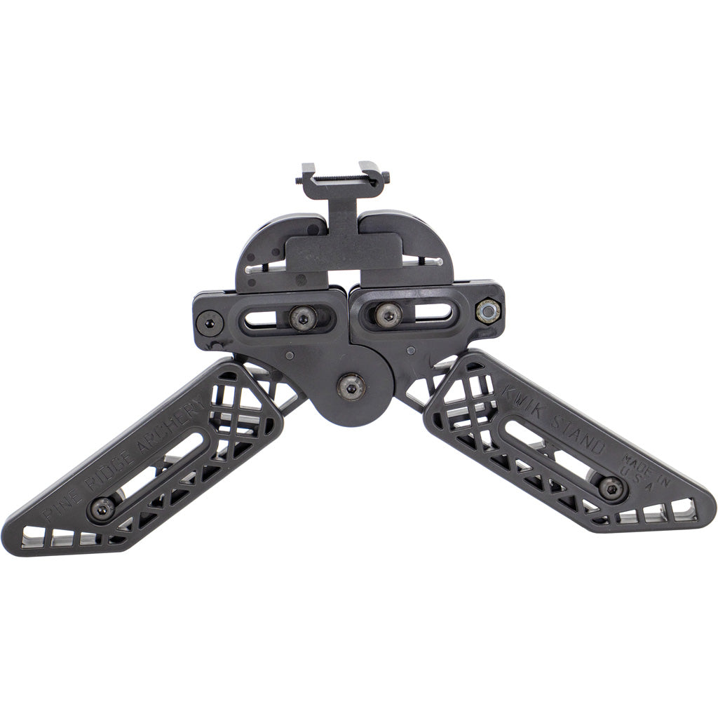 Pine Ridge Kwik Stand Rail Mount and Bipod Combo Black Nylon