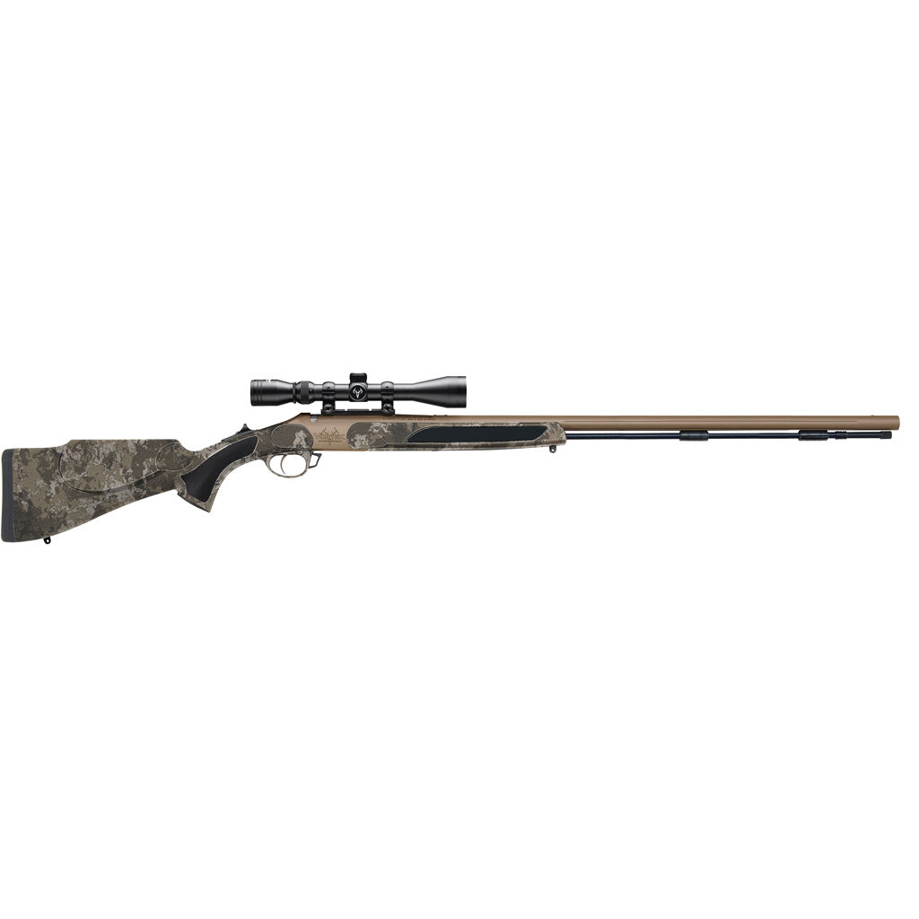 Traditions Vortek StrikerFire .50 Cal Burnt Bronze Veil Wideland Muzzleloader with 3-9x40mm Scope