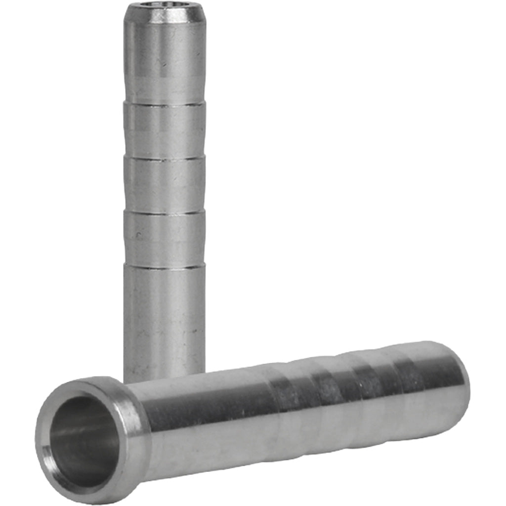 Easton 6.5mm Silver Aluminum Arrow Inserts Bulk Pack of 100