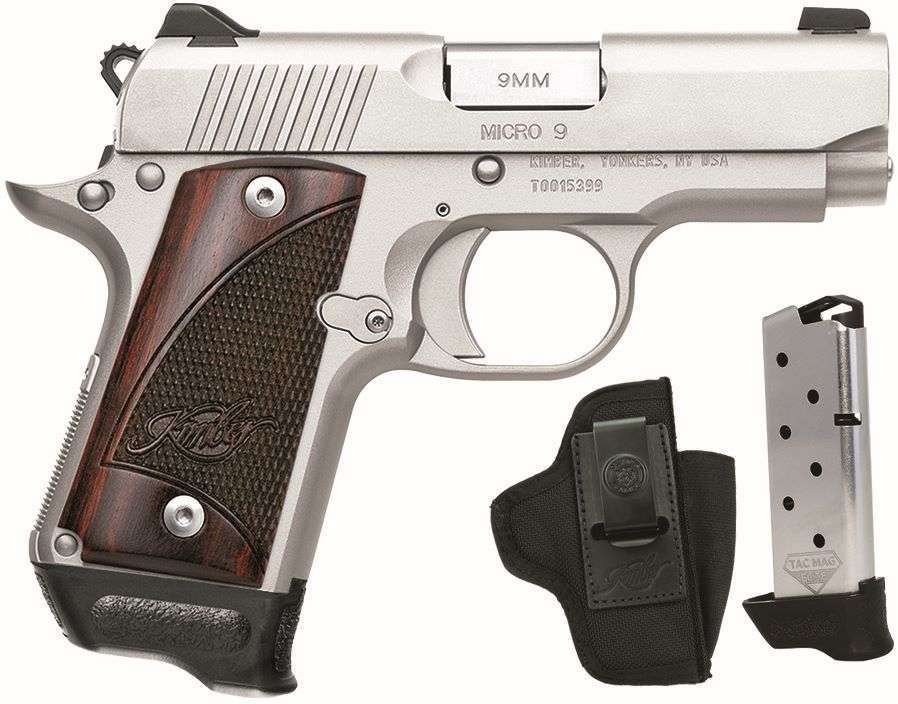 Micro 9 SS/RoseWd RTC 9mm 3.15" (2)7-rd Bundle