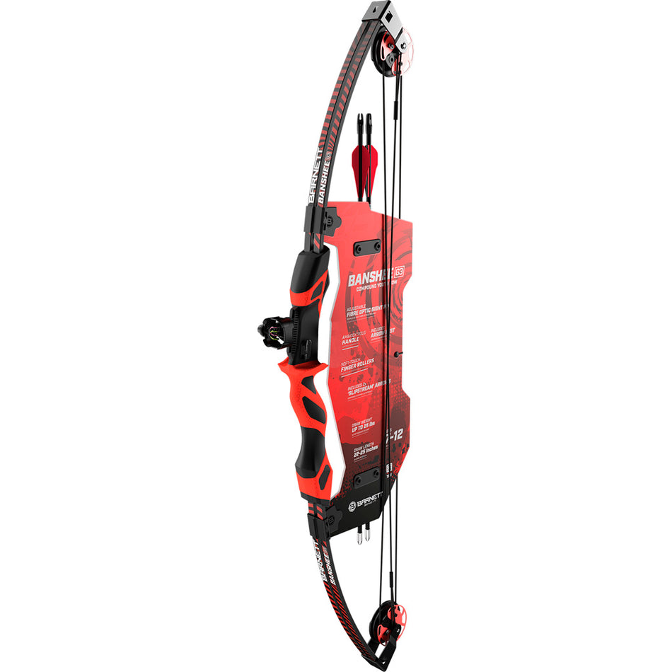 Barnett Banshee G3 Youth Compound Bow Red 15 lbs. RH