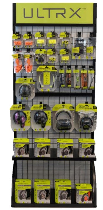 ULTRX Ear and Eye Protection 119-Piece Top 20 Retail Display