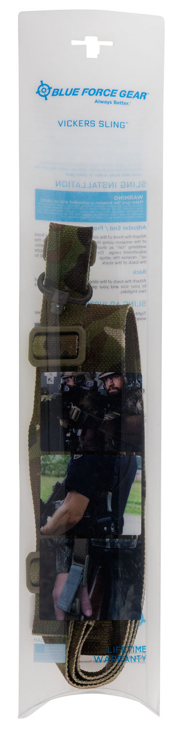 Blue Force Gear VCAS2TO1PB125AAMC Vickers 221 MultiCam One/Two Point AR Platform Sling