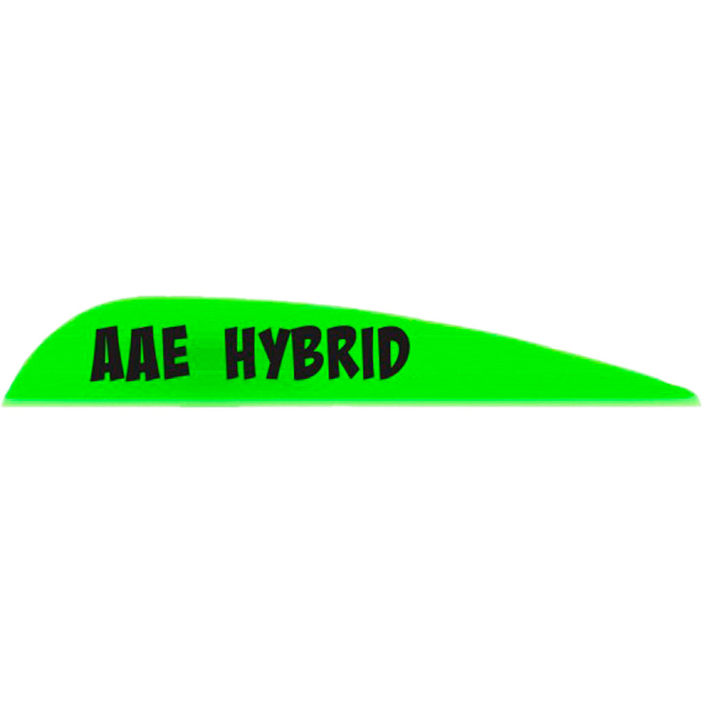 AAE Hybrid 23 Bright Green Archery Vanes 50 pk
