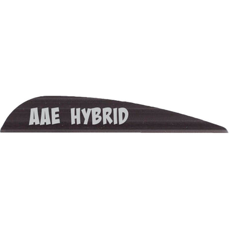 AAE Hybrid 23 Black Archery Vanes 50 pk