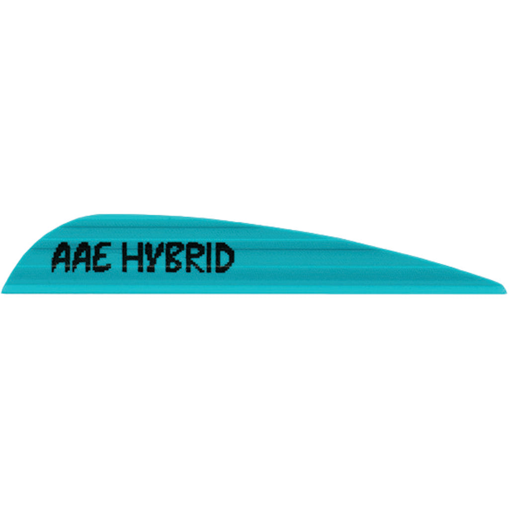AAE Hybrid 23 Plastifletch Vanes Teal 50 pk.