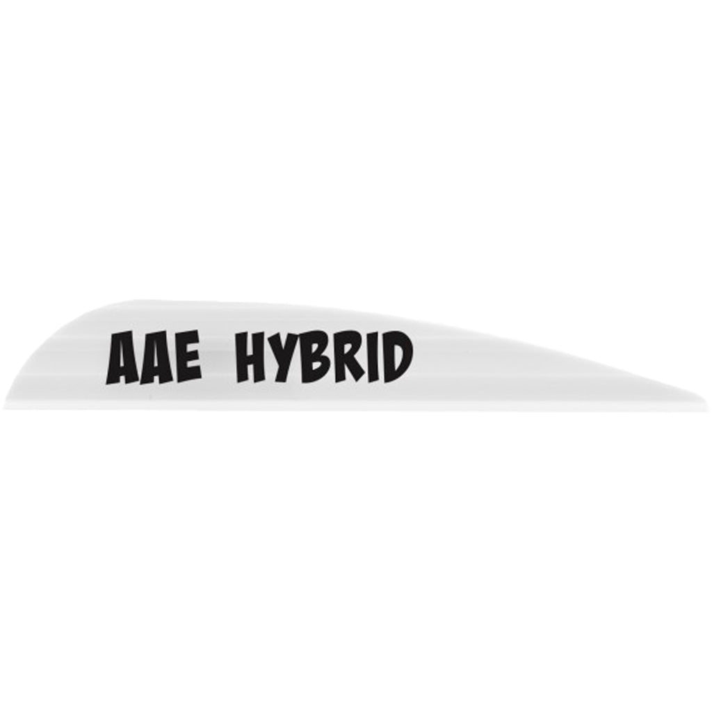 AAE Hybrid 23 Plastifletch Vanes White 50 pk.
