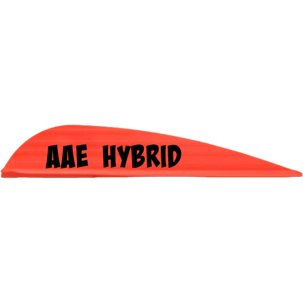 AAE Hybrid 26 Plastifletch Vanes Fire Orange 50 pk.