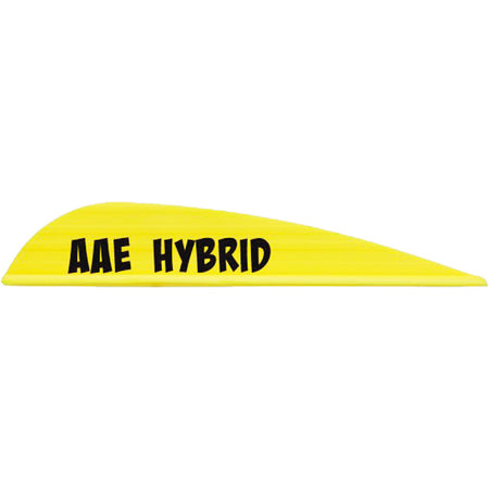 AAE Hybrid 26 Plastifletch Vanes Yellow 50 pk.
