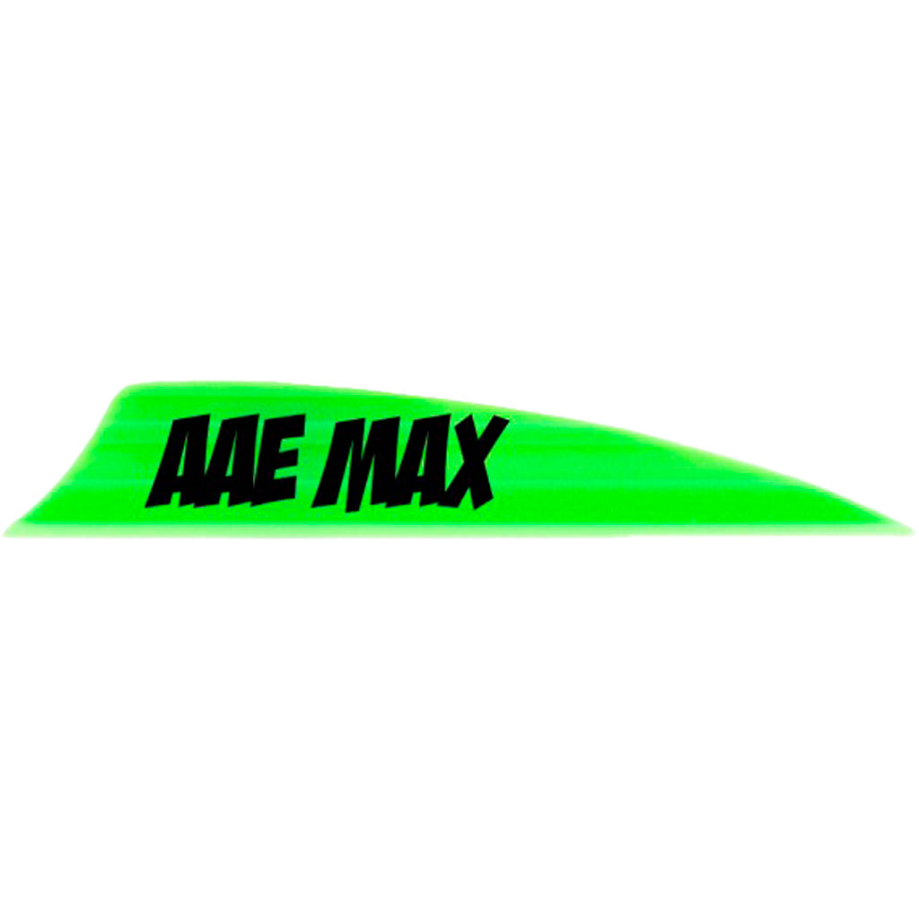 AAE Max 2.0 Shield Cut Fletching Bright Green 50 Count