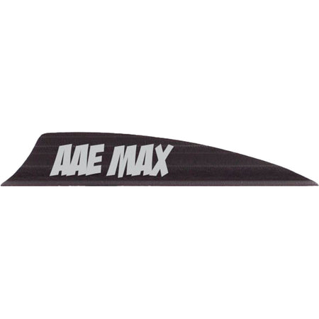 AAE Max 2.0 Shield Cut Fletching Black 50 Count