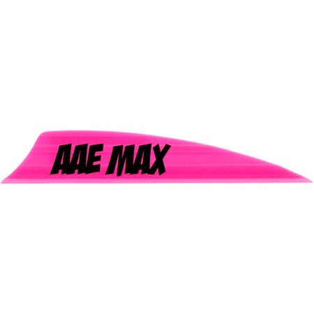 AAE Max 2.0 Shield Cut Fletching Hot Pink 50 Count