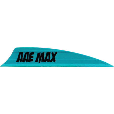 AAE Max 2.0 Shield Cut Fletching Teal 50 Count