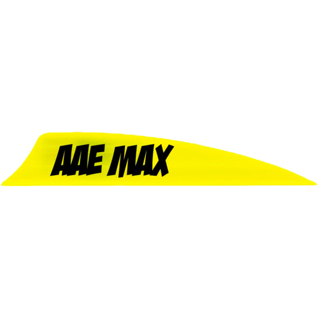AAE Max 2.0 Shield Cut Fletching Vanes Yellow (50 pk.)