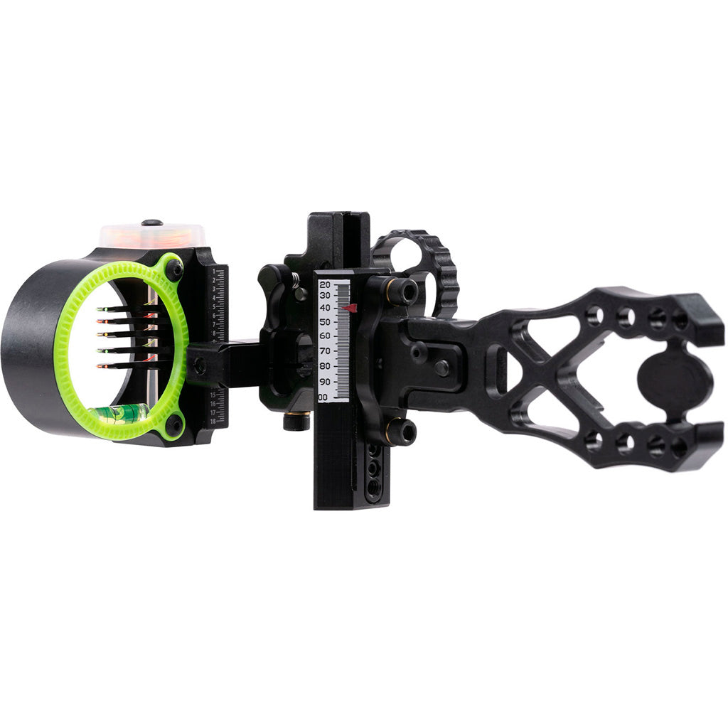 Black Gold Ascent Verdict Archery Sight 5 Pin .019 Dovetail Left-Handed